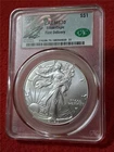 2025 S$1 Silver Eagle Dollar. ASE. FIRST DELIVERY   CAC MS70     #MF-2661