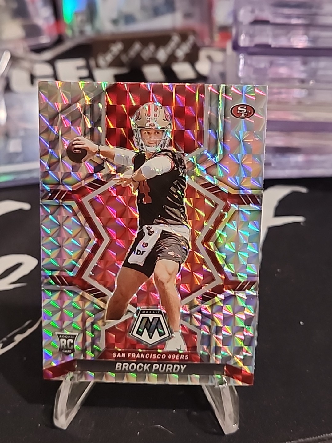 2022 Panini Mosaic Brock Purdy Mosaic Silver #367