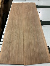 Bleached Walnut Raw Wood Veneer 3 sheets 55" x 12" 522i