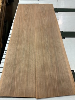 Bleached Walnut Raw Wood Veneer 3 sheets 55'' x 12'' 522i