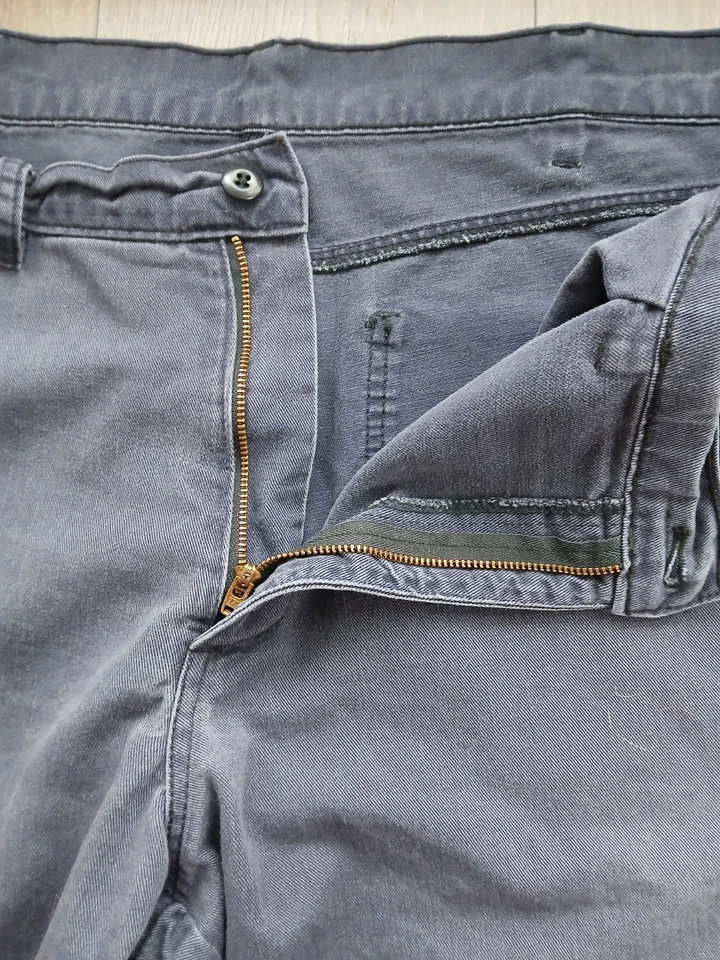 AGO Work Pants Mens 39x34 Navy Blue Reflective High Visibility Uniform Cargo FR - Image 3 of 4