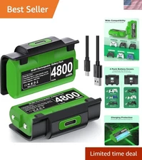 Rechargeable Xbox Controller Battery Pack, Play & Charge Kit with USB-C Cable