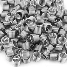100PCS Thread Repair Insert Kit M6 x 1MM x 1.5D Wire Thread Insert, Stainless...