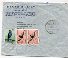 Angola Plane Lobito nach Basel Schweiz 13.8.52 s / Scan