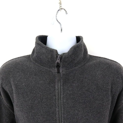 Veste polaire homme Croft & Barrow C&B Sport fermeture éclair intégrale taille M gris poly col haut - Photo 4/9