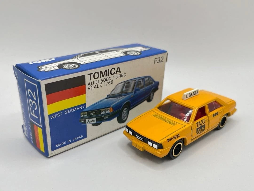 トミカ アウディ 5000 ターボ タクシー 666 No.F32 1/65 トミカ アウディ 5000 ターボ タクシー 666 No.F32 1/65 トミカ