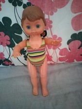 12 in "Swimming Sue" doll by Denys Fisher. Wind her up to swim!