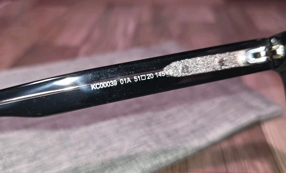 Gafas de sol Kenneth Cole New York KC00039-01A-51 talla 51 mm 145 mm 20 mm negras para hombre Foto 4 de 4