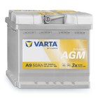 VARTA A9 Autobatterie, 50Ah 12V, Dynamic AGM, 550901054
