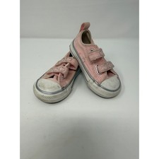 Converse All Star Pink Heart Toddler Girls Sneakers Shoes Size US 4
