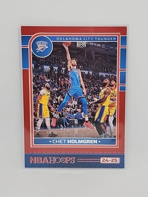 2024-25 CHET HOLMGREN 51/75 PANINI HOOPS Red 