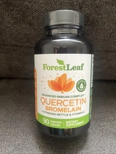 Quercetin Bromelain Stinging Nettle Vitamin C 90Caps Forest Leaf Exp 05/28 New