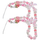 2szt Koraliki Telefon komórkowy Smycz Bransoletka-Koraliki Łańcuszki Telefon Urok Telefon