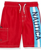 Nautica Boys' Swim Trunk with UPF 50 Sun Protection, Size 3T NWT