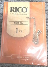 Rico Tenor Saxophone Reeds Strength 1.5