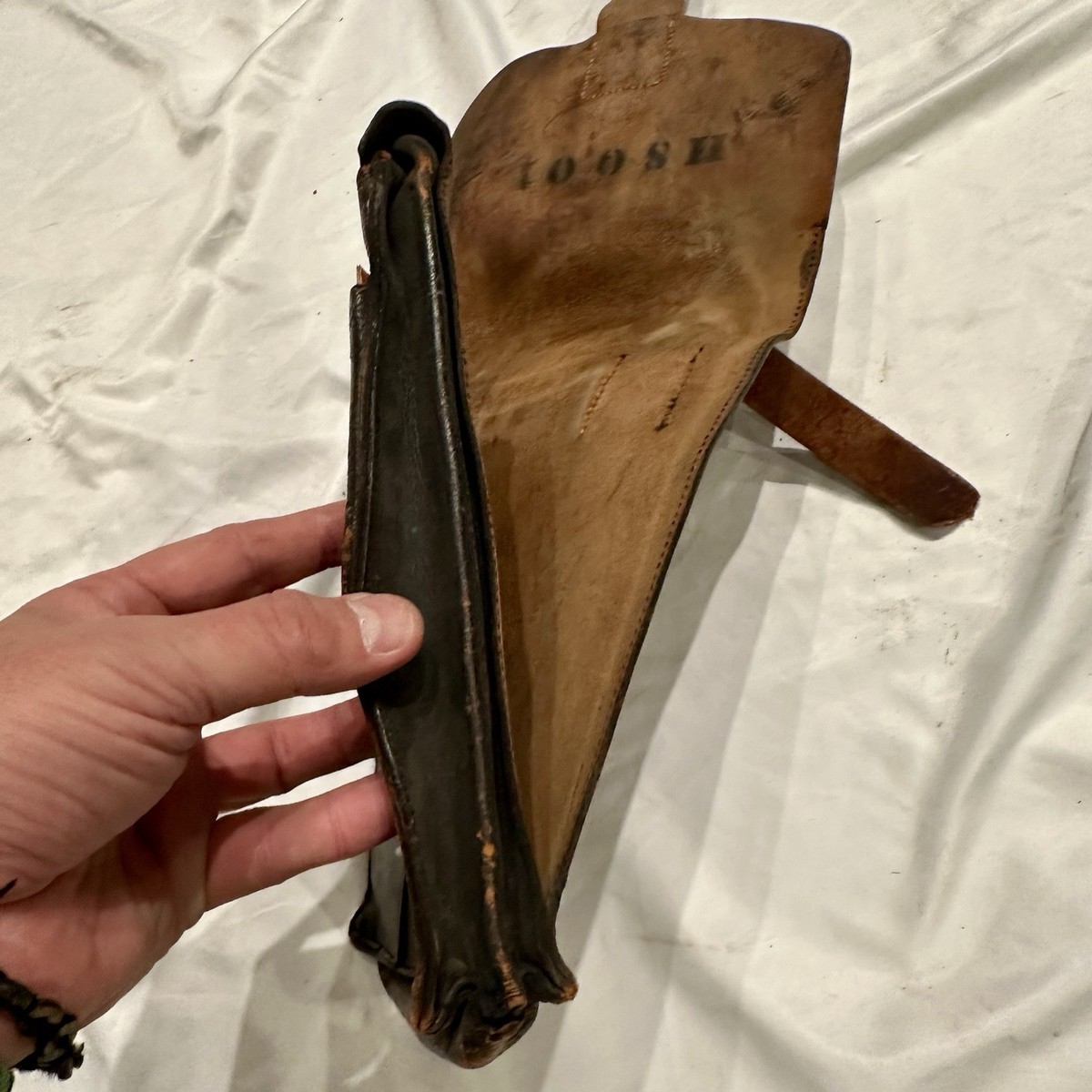 WWII German Officer Leather Map Case Original | eBay