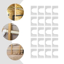 20Pcs Stud Shoes For Single Wood Studs Stud Mounted For Pipe Metal Stud Shoes