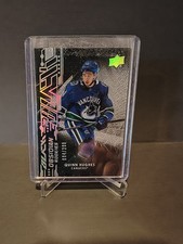 2019-20 SPx - Ud Black Obsidian Rookies Quinn Hughes #R-QH 084 /299 (RC)