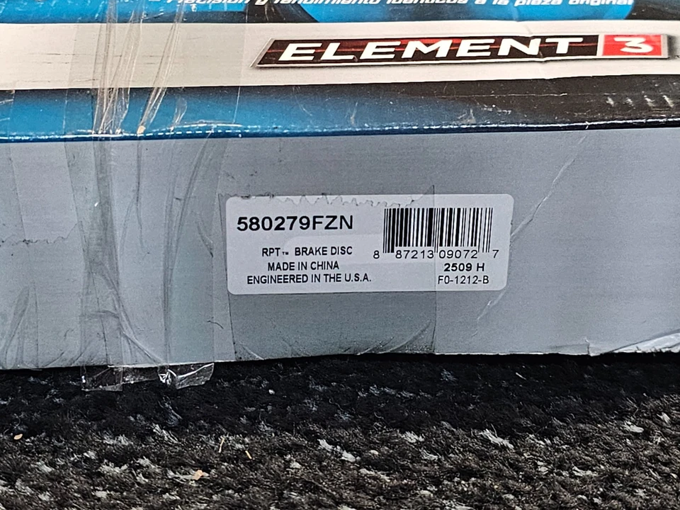 (QTY 2) Raybestos 580279FZN Front Brake Rotor For 2014-2018 GMC Sierra 1500 - Image 4 of 4