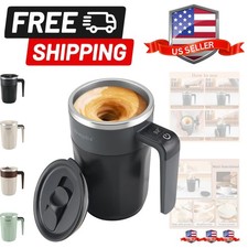 Self Stirring Coffee Mug with Temperature Display, Rechargeable Stirring Mug,...