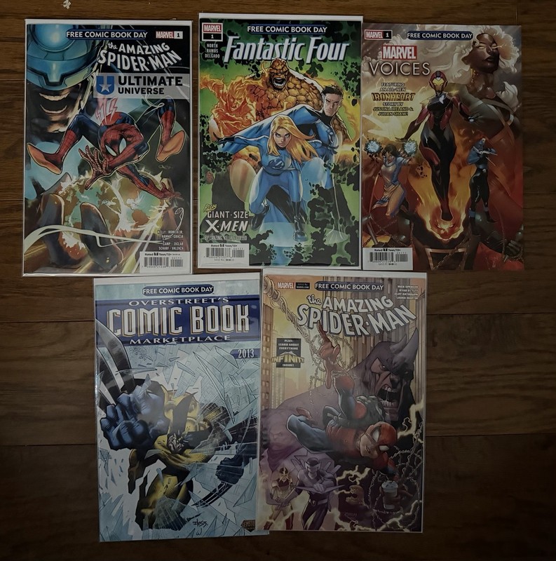Free Comic Book Day Lot of 73 Marvel / DC / Independent