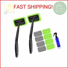 Xindell Glass Cleaner Tool - Windshield Cleaning Brush With Detachable Handle, C