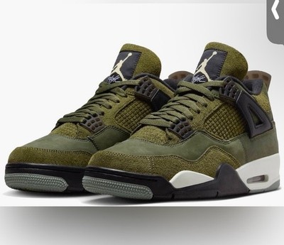Nike Air Jordan 4 Retro SE Craft Medium Olive sz 12