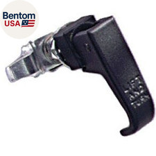 62-10-25 Black Powder Coated Lift and Turn Compression Latch, Adjustable Grip