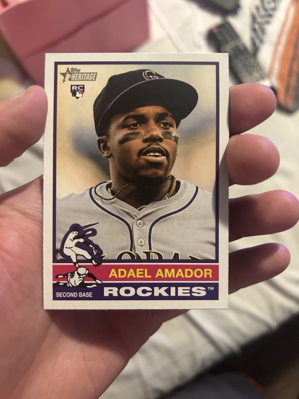 2025 Topps Heritage - Adael Amador #61 (RC)