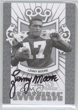 2013 Sportkings Series F Auto Silver Lenny Moore #A-LM4 Auto HOF 0w4