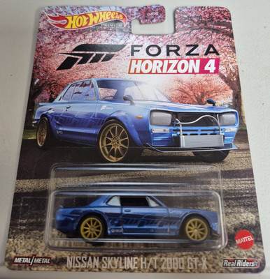 2021 Hot Wheels Premium Forza Horizon 4 - Nissan Skyline H/T 2000 GT-X - Blue
