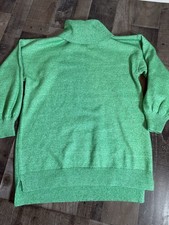 Show Me Your Mumu Chester Sweater Dress M | Kelly Green Knit | Coastal Spring