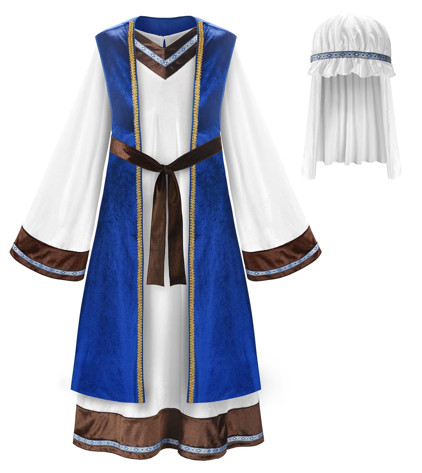 Disfraz de Pastor San José para Niño con Chaleco y Tocado