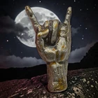 25g .999 Fine Hand Poured Custom Enameled Silver Hand Art Piece - 1/1 Prototype!