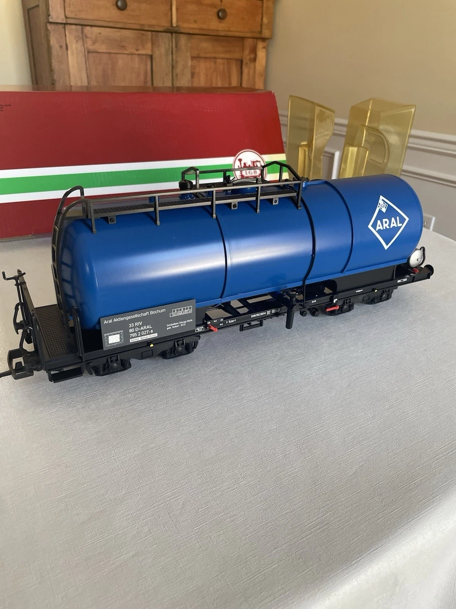 SUPER RARE NEW LGB 46833 HIGHLY DETAILED ARAL TANK CAR | eBay