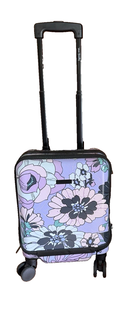 Vera Bradley Mini Hardside Spinner Suitcase Luggage Aloha Blooms