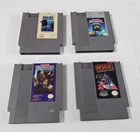 T-122 VINTAGE NINTENDO NES GAME LOT - WILLOW, RESCUE, STAR WARS ESB, ETC