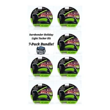 Surebonder Christmas Light Stapler Gun Tacker 360 Staples, 180 Insulators 7-Pack