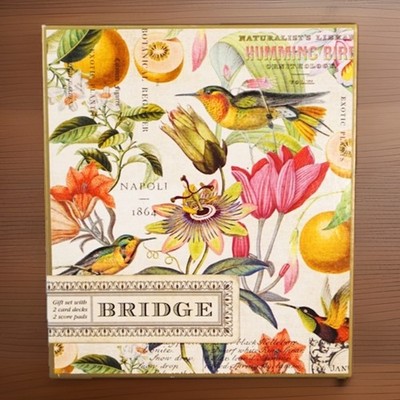 Neroli Bridge Card Set Cards Score Pads Humming Bird Michel Design Works Retro