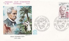 FRANCE 1975 FDC DOCTEUR A SCHWEITZER YT 1824