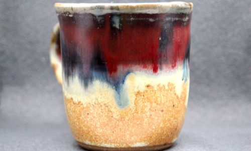 Tazza/tazza WUIS/WIPA radio gres ceramica smaltata firmata 2003 - Foto 5 di 7