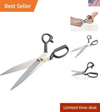 Ambidextrous 12" Scissors - Heavy Duty Shears for Arts, Crafts,  Upholstery