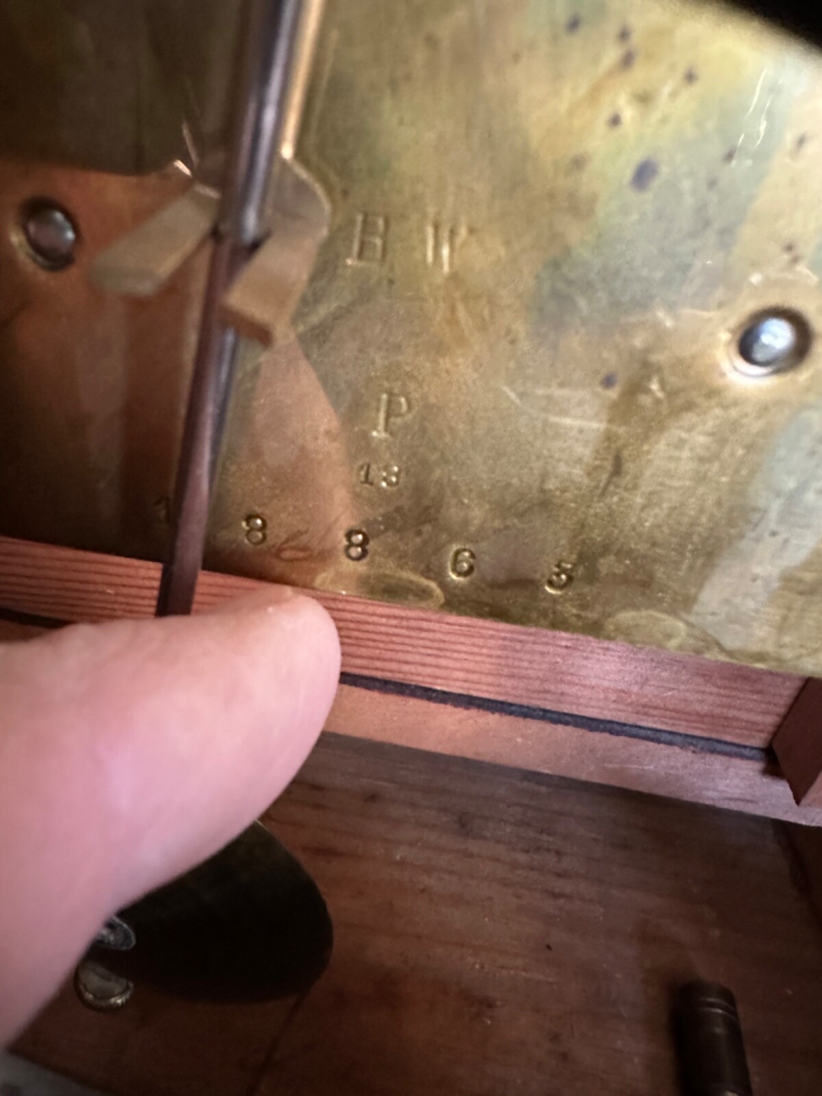 Antique Walnut Mantle/Shelf Clock Working, Beautiful! eBay