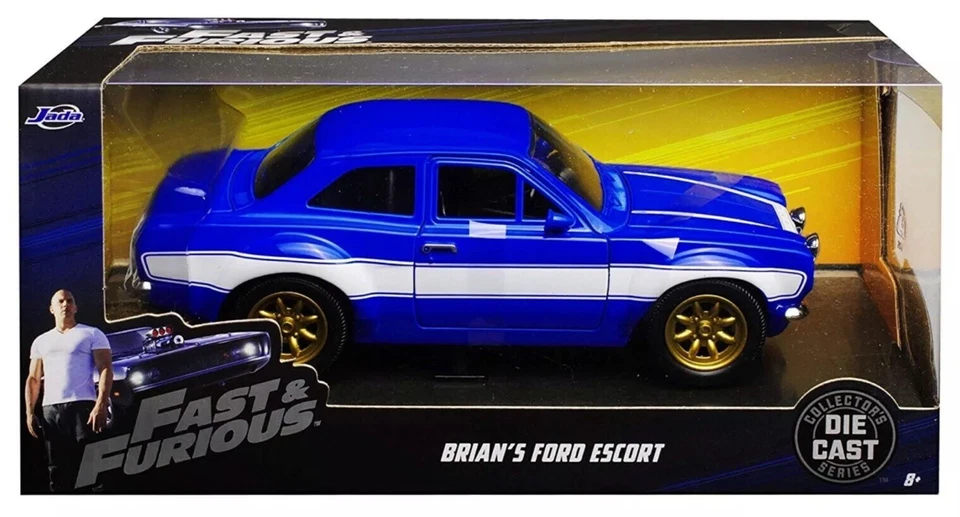 Fast Furious Ford Escort Mk1 RS1600 Brian Rally 1970 1:24 RS2000 Model Car 99572 - Image 4 of 4