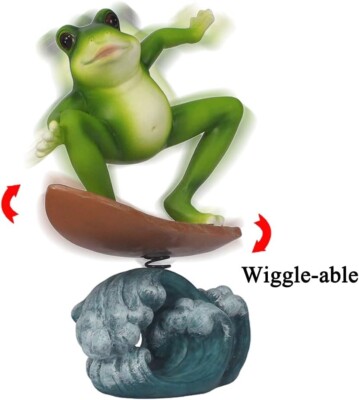 Rain Downspout Extension Frog Tortoise Surfing Statues Gutter Guardian Outdoor