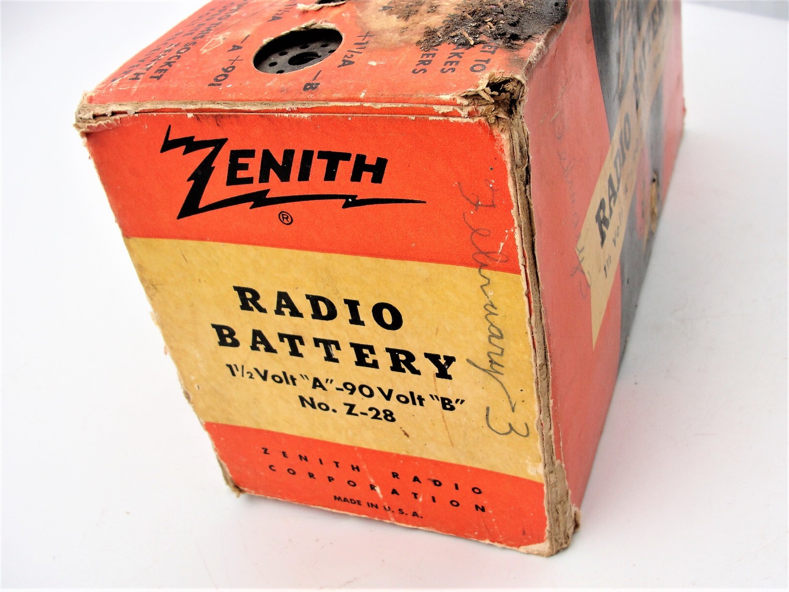 Vintage Zenith radio battery eBay