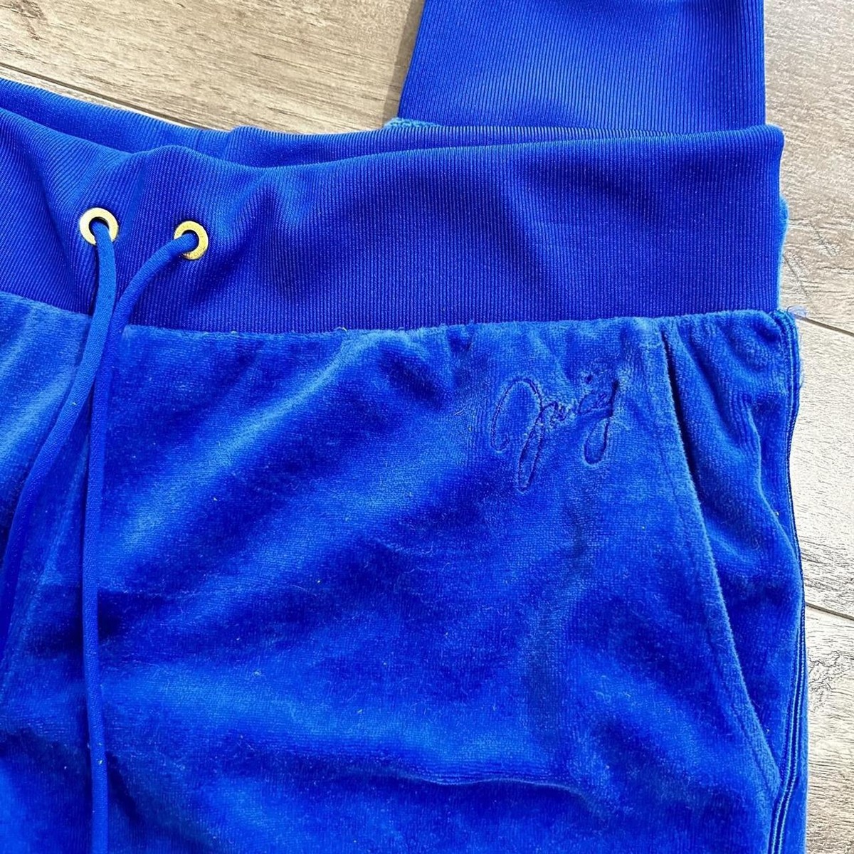 JUICY COUTURE Royal Blue Velvet Jacket Pants Tracksuit Set | eBay