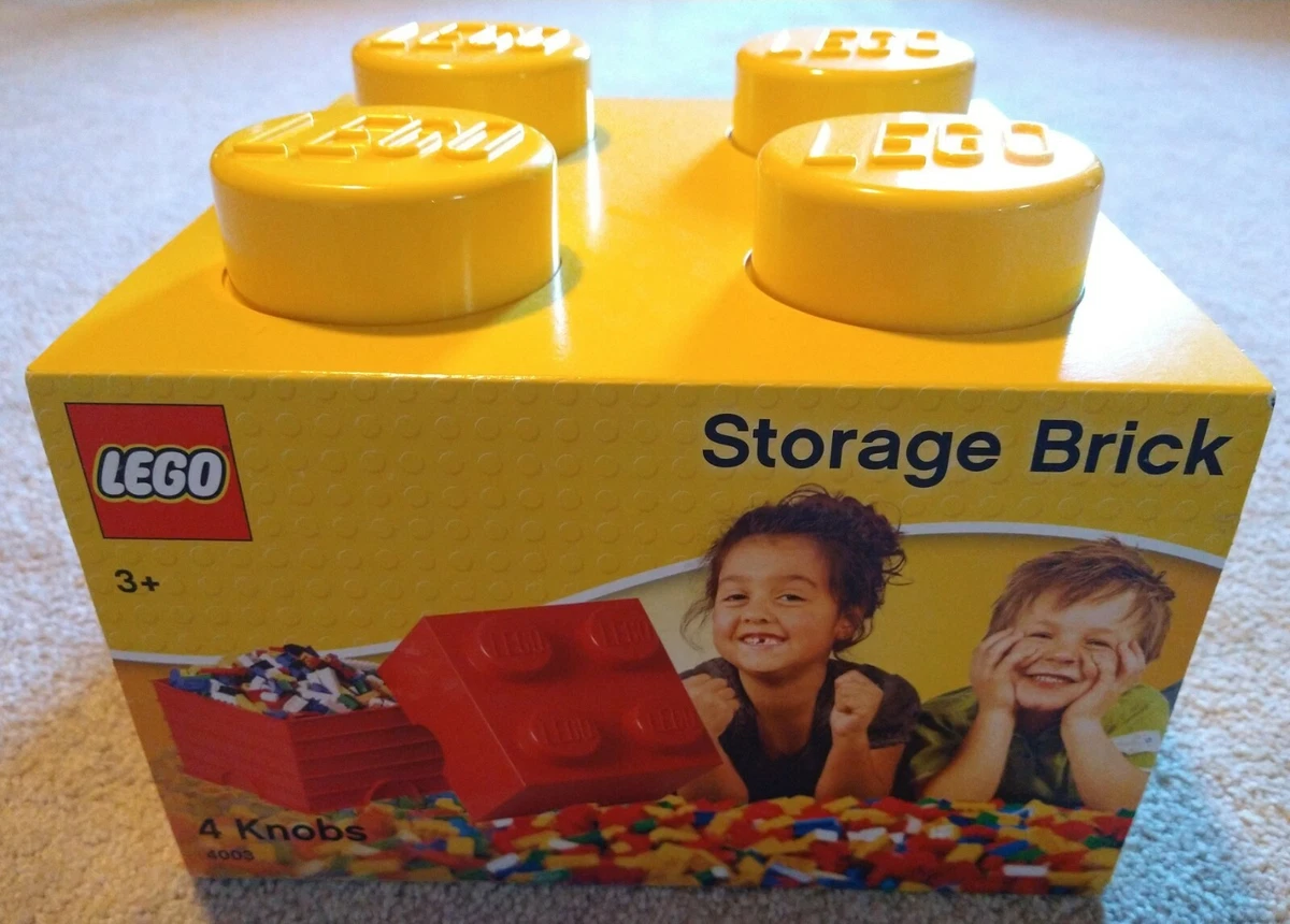 Lego Cool Yellow Storage Brick 4