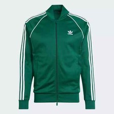 Adidas SST Track Top Collegiate Green/White-Size XS Jacket-New-Genuine-RRP £70