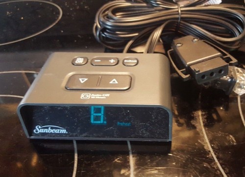 OEM Digital Sunbeam U85A Electric Heated Blanket PAC-0531 single Control 3-Prong - 第 1/2 張圖片